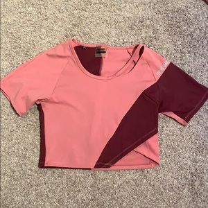 Gymshark asymmetrical cropped shirt!